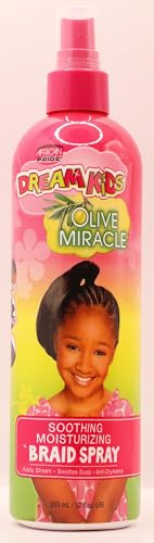 African Pride Dream Kids Olive Miracle Soothing Moisturizing Braid Spray 355ml