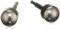 PUREgrey Unisex-Ohrstecker Titan Stein/Zirkonia Erstohrstecker (Knopf)
