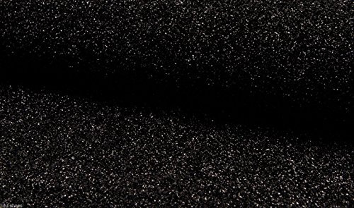 Sparkle Konfetti 4 Wege Stretch Stoff Material/140 breit/Sparkling Schwarz (Meterware)