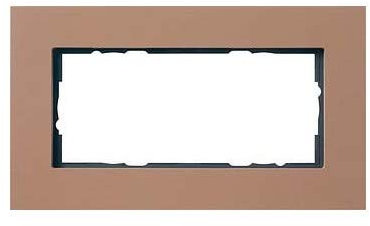 100209 Abdeckrahmen 2f o.M. E2 Schwarz m GIRA 100209