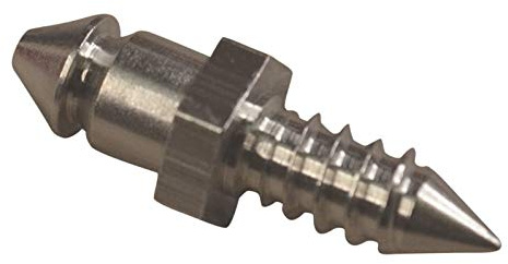 Boat Canopy Pull-Up Threaded Fixing Stud, Nickel-Plated Brass (2 Pack) (2)