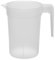 LPF LE PETIT FOURNISSEUR - Lot de 10 Pichets réutilisables 1 Litre - Polypropylène plastique alimentaire rigide (PP) - Carafe à eau, thé glacé, boissons - Compatible lave-vaisselle - Transparent Givré