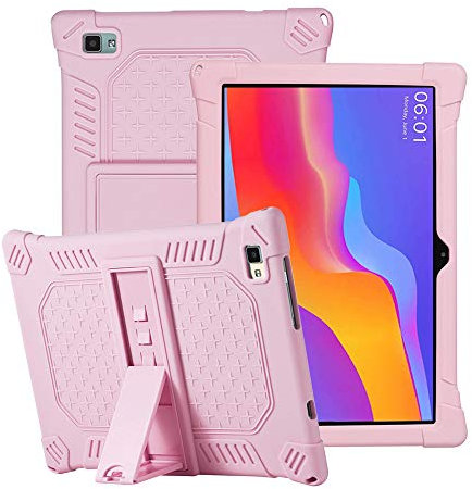 YGoal Funda para Teclast P20HD/Teclast M40 Pro - Cubierta Protectora a Prueba de rasguño Suaves para niños de Peso liviano Silicona Case Cover para Teclast P20HD/P20/M40/M40 Pro Tablet, Rosado