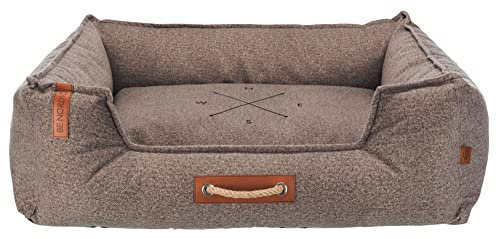 TRIXIE BE Nordic Bett Föhr Soft, eckig, 100 × 80 cm, Sand