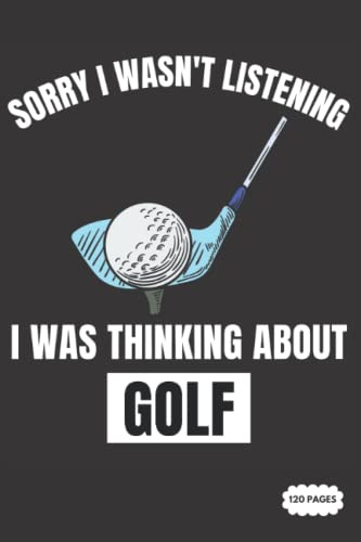 Composition Notebook: Golf Lover College Ruled Lined Pages (Composition Book, Journal) (6 x 9 Inches)