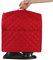 Housse de mixeur sur pied compatible avec mixeur Kitchenaid, s'adapte à tous les modèles de tête inclinable et de levage de bol avec 3 sacs de rangement pour accessoires (rouge, pour tête inclinable