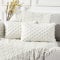 Yaertun 2er Set superweiche Plüsch Kissenbezüge Kunstpelz Kissenhüllen Dekorative Sofakissen Dekokissen Weicher Zierkissenbezug für Sofa Couch Bett Wohnzimmer 30 x 50 cm weiß