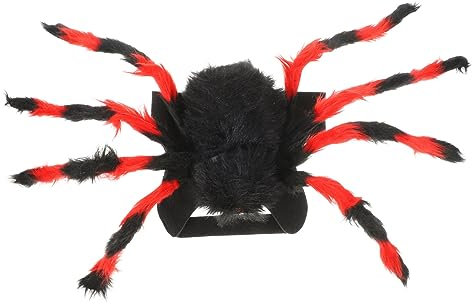 Mipcase Haustier-spinnenkostüm Halloween-Kleid Für Hunde Und Katzen Spinnen-Themen-Haustier-Outfit Sicheres Material Schwarz