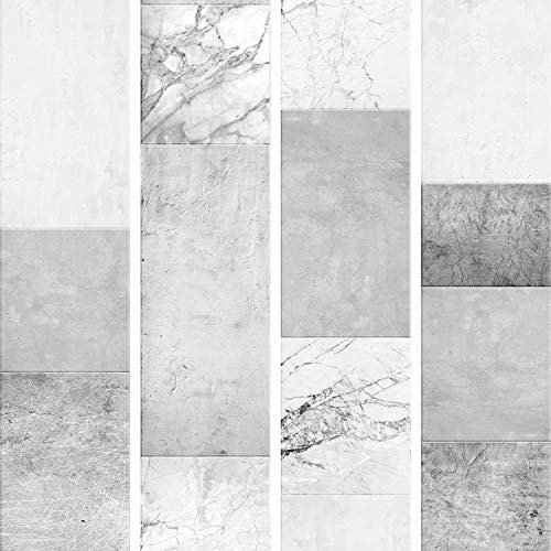 murando PREMIUM PURO Tapete Realistische Tapete ohne Rapport und Versatz 10m Vlies Tapetenrolle Wandtapete modern design Fototapete Betonoptik f-A-0706-j-b