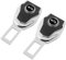 Lot de 2 adaptateurs de ceinture de sécurité, bouton Wvw pour déverrouiller, extension de ceinture de siège avec logo de voiture, ajustement universel pour tous les véhicules d'extension VW voiture