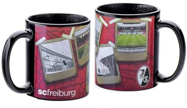 SC Freiburg Tasse Becher Kaffeetasse Magic Mug ** Stadion Polaroid **