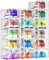 Unique Impression 16 Pack Shoe Storage Box Large Size- Clear Stackable Boxes - Plastic Trainer Storage Boxes - Transparent Shoe Display Containers - Fits Up To UK 11 size men’s