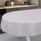 Wachstuch-Tischdecke Tischdecke abwaschbar Wachstuch Garten-Tischdecke Outdoor Indoor Oval 200x140cm Schnittkante Grau