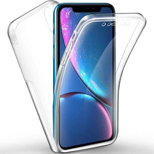 Max Power Digital Funda 360º para móvil Xiaomi Redmi Note 13 Pro 4G Silicona Transparente - Carcasa Resistente Full Body Delantera y Trasera Doble Cara Completa Entera