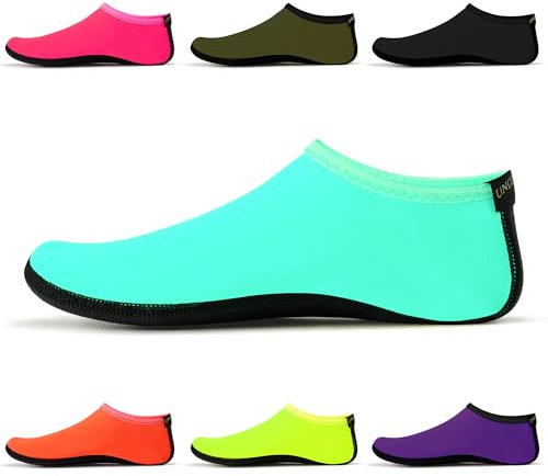 Uncle Paul Calzini da Acqua - Calzini da Interno Unisex Calzini da Acqua Calzini da Yoga a Piedi Nudi Surf Immersioni Pantofole da casa Piscina per Bambini Adulti Blu Taglia UE 36-37 SWA15LBM
