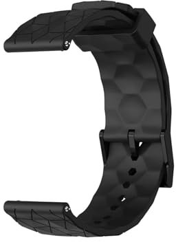 AQXYWQOL 20 22 mm Silikonarmband kompatibel mit Vantage V3 M2/M Grit X Pro Sportarmband Ignite 3 2 Unite Pacer Band Armband(Black 1,22mm)