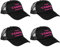 Charinor Same Vaginia Forever Cap, Junggesellenabschied Männer,JGA Männer Accessoires,Männer Cap für JGA(4-Schwarz)