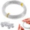 POPOYU Craft Wire Aluminum 18 Gauge 1mm,165 Feet Silver Florist Wire Floral Wires,Metal Modelling Wire Armature Wire for Jewellery Making,Stainless Steel Wire for Craft,Floral,Jewellery Making Tools