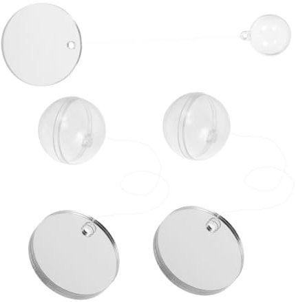 DRESSOOS 3stücke Betta Fisch Spiegel Mit Saugnäpfen Floating Für Betta Training Aquarium Dekoration Doppelseitiger Spiegel Für Fisch Tank Spielzeug Für Fische