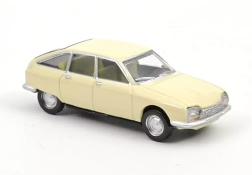 OPO 10 - Voiture Miniature Compatible avec Citroën GS 1970 échelle 1:64 3 inches 7,5cm Norev - Beige 191514