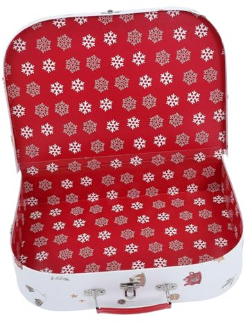 Dekorative Papier Koffer Geschenkbox Weihnachten Feier für Kisten