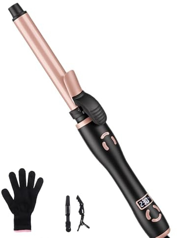 JAETON 25mm Lockenstab Automatisch für Beach Waves Kleine Locken | Automatischer Rotierender Lockenstäbe für Kleine Locken, 100-230℃, Beach Waves Lockenstabe für Kurze und Lange Haare