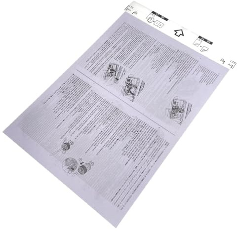 WANGYANFEIWH 5 x CS-A3001 Trägerblätter for A4-Scanner, Scannen von A3, B4, ungewöhnlich großen, dünnen, zerknitterten, gefalteten, zerrissenen Papierbelegen