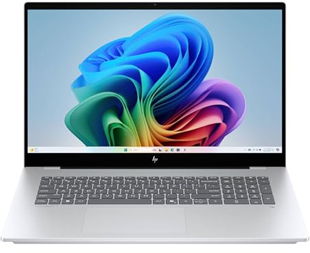 HP OmniBook 7 AI PC 17-dc0003slx, Convertibile, Copilot+ PC, Intel Core Ultra 5 226V, 16 GB RAM, 1 TB, Display 17,3 Touch FHD IPS 400 nits, Notebook, Windows 11, Laptop, Argento