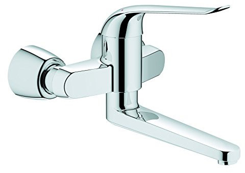 GROHE Euroeco | Waschtisch Einhebelmischer, Spezial mit absperrbar S-Anschluessen | chrom | 32774000