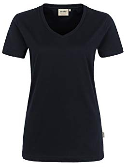 HAKRO Damen Damen V-Shirt Mikralinar® T-Shirt