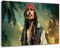 PrintArtGalery Pirates of The Caribbean Leinwandbild auf Holzrahmen gespannt Größe: 80x60 cm