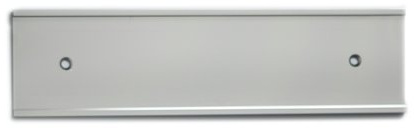 Nap Tags Aluminum Nameplate Holder - Wall or Door - Silver 8 x 2 (1)