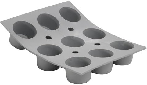 De Buyer 1858.21D Elastomoule, Silikon, grau, 21 x 17,5 x 3 cm