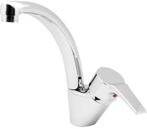 Zucchetti MONOCOMANDO MONOFORO LAVELLO MANIGLIA LATERALE SERIE FLAT CROMATO