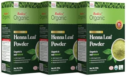 Radico - 100% Organic Henna Tripack, 300g