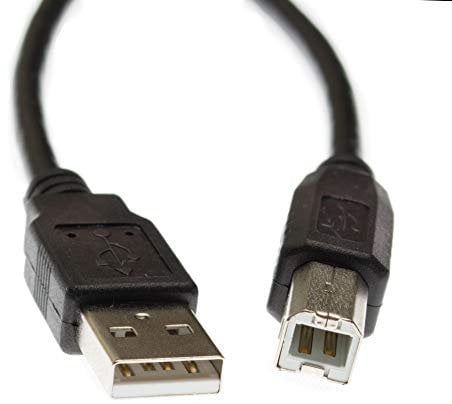 Kingfisher Technology - 5m Black USB PC/Fast Data Sync Cable Lead Adaptor (22AWG) Compatible with Bose Companion 5 Speakers