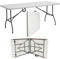 Denny Shop 4ft, 5ft & 6ft Camping Catering Heavy Duty Portable Folding Indoor Outdoor Party Table by Crystals® (6ft Trestle Table)