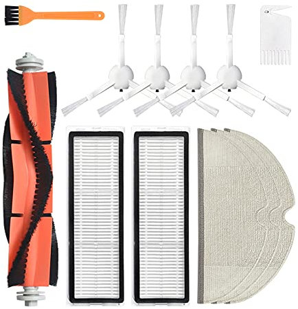 HUAYUWA - Cepillo principal, cepillo de rodillo, cepillo lateral, filtro, mopas, trapos, repuestos para aspiradora Mijia 1C, piezas de repuesto para robot aspirador