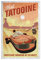 LINYUYI Vintage-Poster Visit Tatooine, Leinwand, Poster, Schlafzimmer, Dekoration, Sport, Landschaft, Büro, Zimmer, Dekoration, Geschenk, 60 x 90 cm, ohne Rahmen