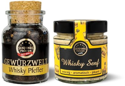 Whisky Set mit Senf & Pfeffer Premium