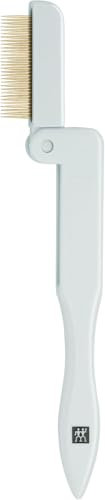 ZWILLING Wimpernkamm (Entfernt überschüssige Mascara, Wimpern Trenner, Zusammenklappbar, Vergoldete Stahl-Zähne), Premium, Mint
