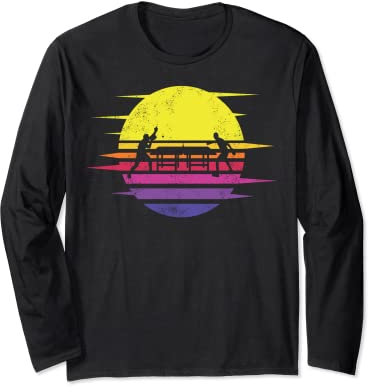 Tischtennis Zubehör Gadget für Ping Pong Set als Tischtennis Langarmshirt