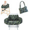 Einkaufswagen-Abdeckung für Babys, Hochstuhl-Abdeckung, Restaurant, Einkaufswagen, 7-in-1, zusammenklappbar und tragbar, kompakte Baby-Einkaufswagen-Abdeckung mit Handytasche, Camouflage-Muster