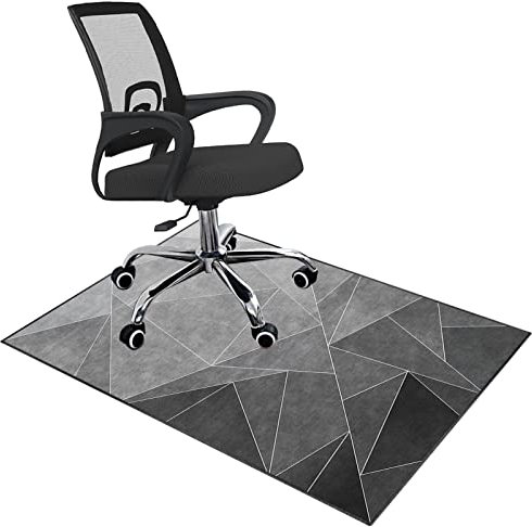 EYZO Tapis protège-Sol Chaise Bureau | Tapis Protecteur de Sol pour fauteuils de Gaming | Tapis de Sol Chaise de Bureau Tissu | Réduction du Bruitc sous Chaise de Bureau pour Sols Durs 70 × 100 cm