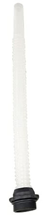 Tuyau de sortie du bidon de carburant, MoreChioce 38 cm Carburant peut bec flexible essence peut bec Verseur de bidon d'essence essence peut bec de rechange peut bec,35mm avec tête en plastique