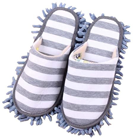 Pantoufles de nettoyage du sol, pantoufles créatives unisexes pour adultes, nettoyage multifonctionnel, pantoufles