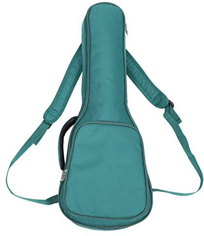 Mikinona Oxford Stoff Ukulelen Tasche Für 4-saiten Akustik Ukulele Verstellbare Tragetasche Mit Großem Stauraum Für Zubehör Kreative Umhängetasche Grün