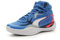 PUMA Basketball Shoes Herren Playmaker Pro Basketballschuhe, Black-Persian Fire Orchid Blue, 47, Schwarz-persisches Blau-Feuer-Orchideen-Ultra Blau, 46 EU