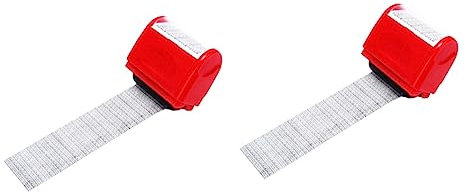 NUOBESTY 2 Pièces Tampon à Rouleaux Timbre Anti-contrefaçon Molette