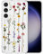 ZTOFERA Compatible with Samsung Galaxy A54 5G Case for Girls Women, Flexible Soft Silicone Protective Phone Case with Cute Climbing Flowers Floral Pattern Shockproof Bumper Cover, Clear
